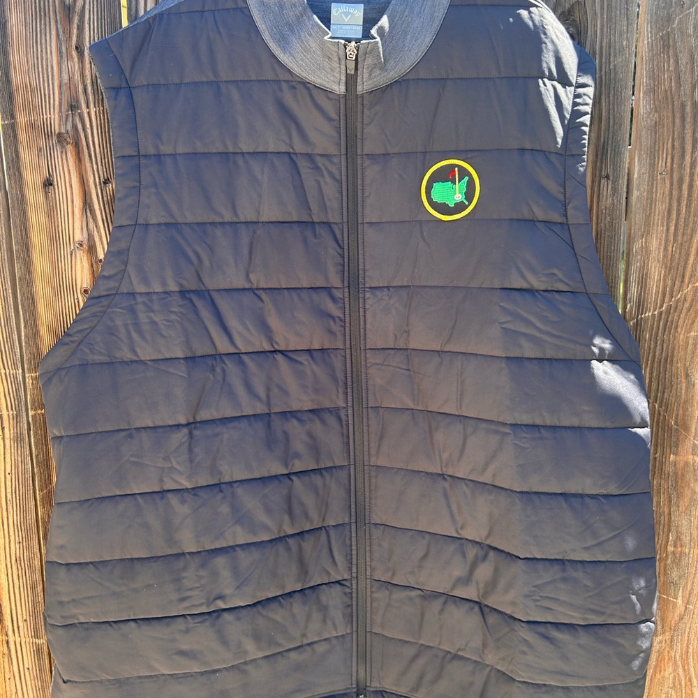 Callaway Gray Golf Jacket masters label